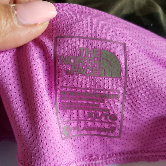 NWT North Face Fern Print Motus Purple Capri XL - Picture 6 of 10